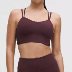 Lululemon Goodnight Plum Like a Cloud Longline Bra